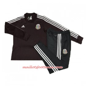 Mexique Ensemble Sweat d'entrainement 2018 Marron
